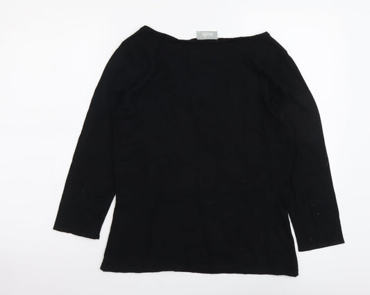 Womens UK Size 12 Wallis Black Pullover Jumper