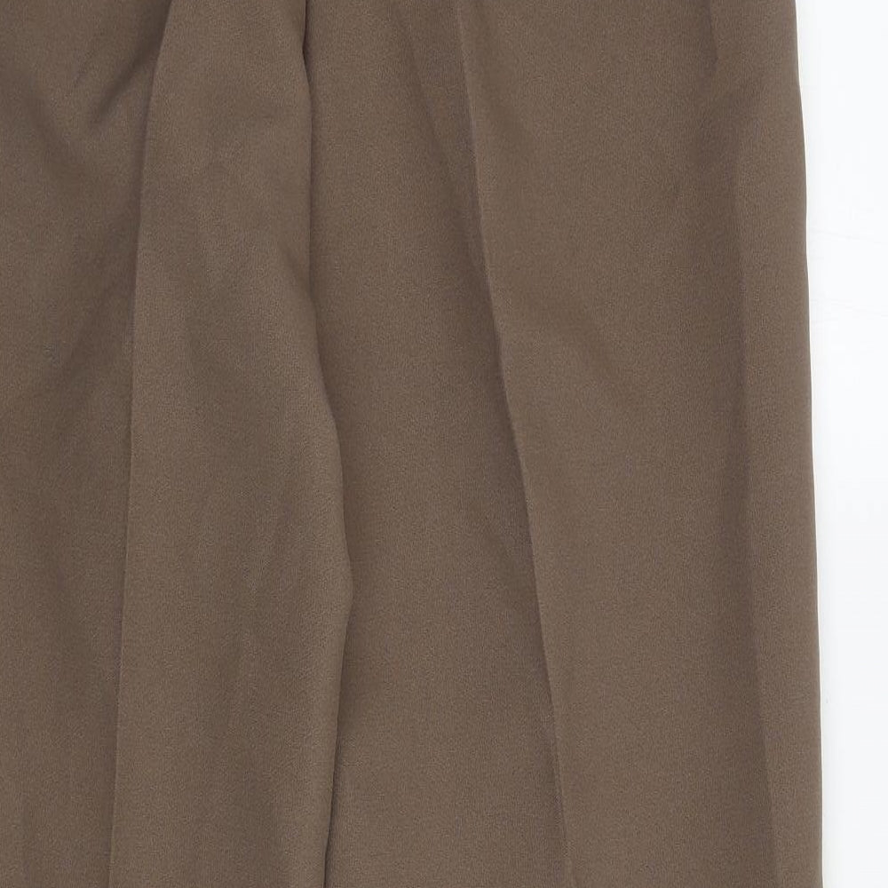 Womens UK Size 16 Saira of Manchester Regular Fit Carrot Brown Trousers