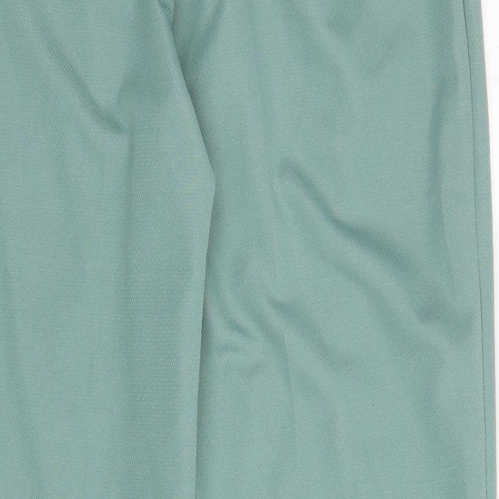 Womens UK Size 12 Slimma Regular Fit Carrot Green Trousers