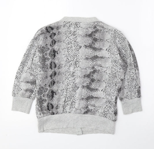 Womens UK Size 8 Atmosphere Grey Cardigan Jumper