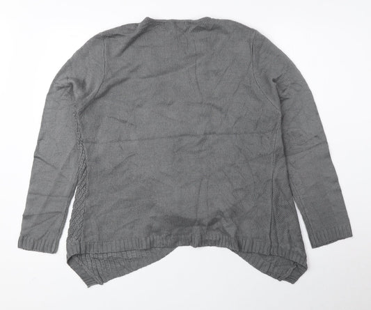 Womens UK Size L Klass Grey Cardigan Jumper