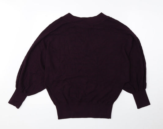 Womens UK Size S Phase Eight Purple Pullover Jumper
