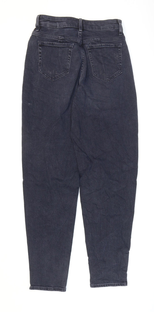 Womens UK Size 6 Marks and Spencer Regular Fit Mom Blue Jeans