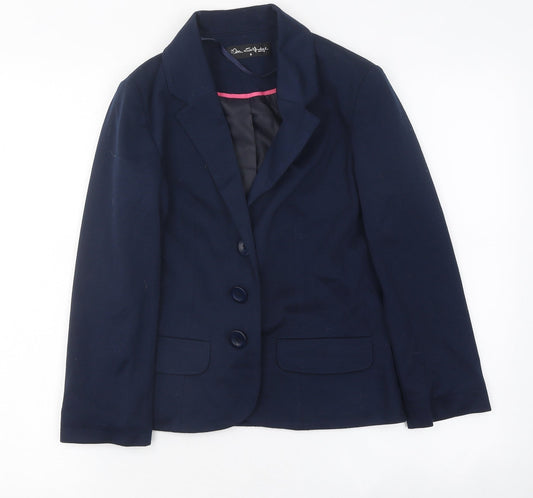 Womens UK Size 6 Miss Selfridge Blue Jacket
