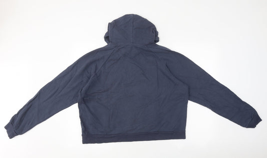 Jack Wills Womens Blue Round Neck Polyester Pullover Jumper Size 12