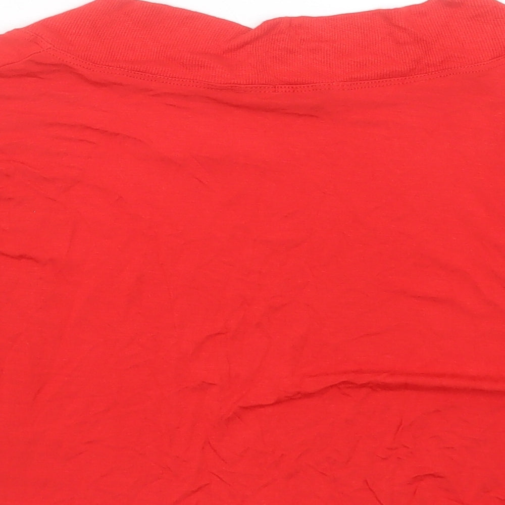 Womens UK Size 18 New Look Red Cardigan Jumper