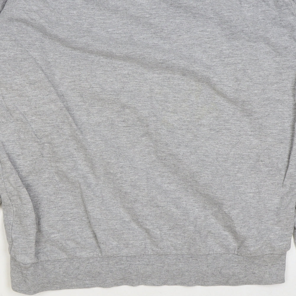 H&M Womens Grey Cotton Pullover Sweatshirt Size XS Pullover - Pizza My Heart
