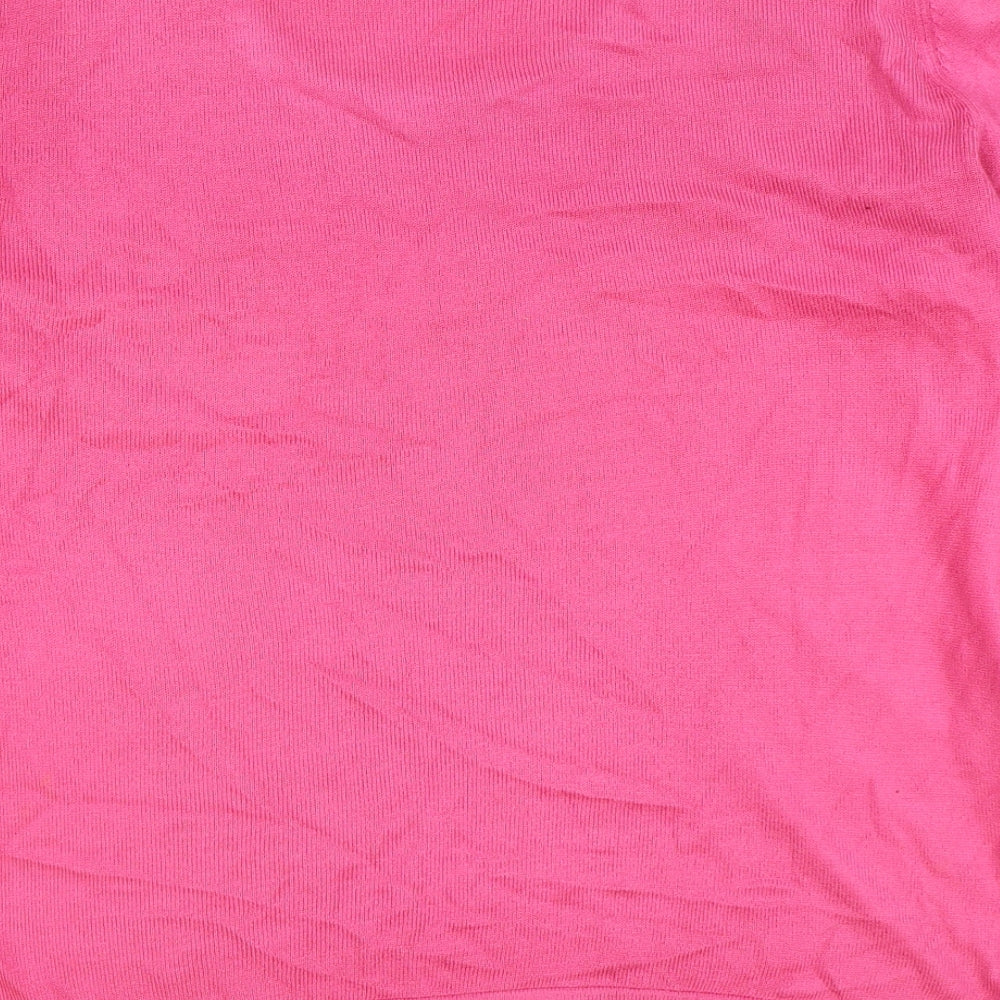 Womens UK Size S Bonmarché Pink Pullover Jumper