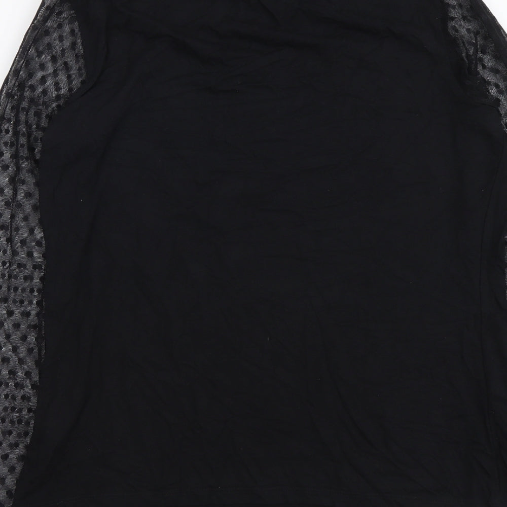 Womens UK Size 12 Marks and Spencer Black Basic Blouse