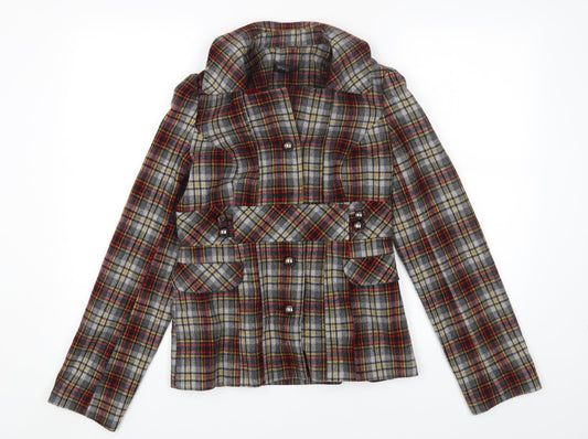 Womens UK Size 8 Topshop Multicoloured Jacket
