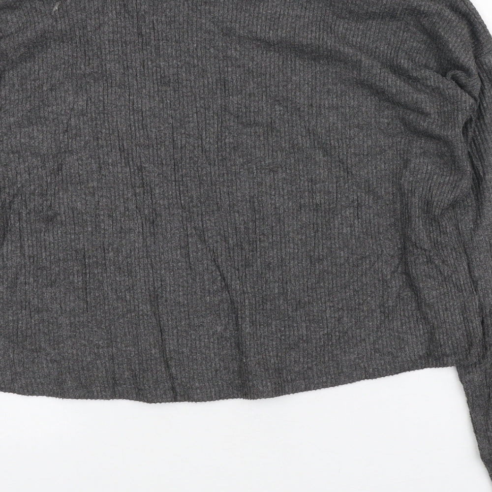 Womens UK Size M New Look Grey Pullover Jumper