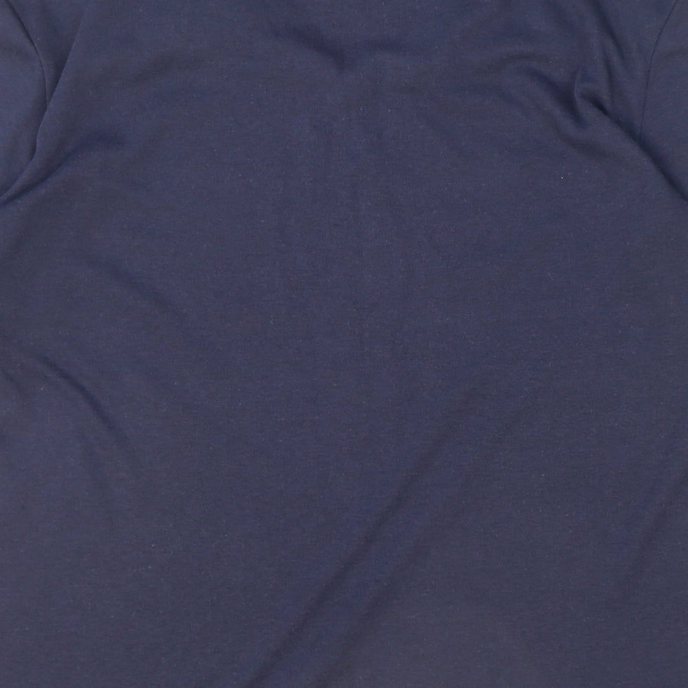 Womens UK Size S Paramour Blue Basic T-Shirt