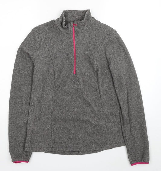 Decathlon Womens Grey Polyester Pullover Sweatshirt Size M Pullover