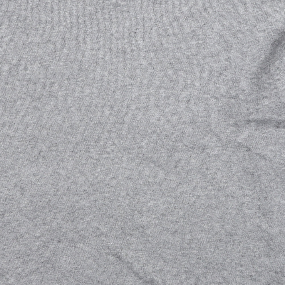 TU Womens Grey Mock Neck Viscose Pullover Jumper Size 14