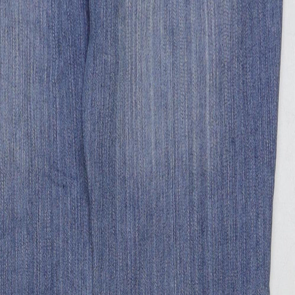 SO Womens Blue Cotton Skinny Jeans Size 30 in L31 in Regular Button