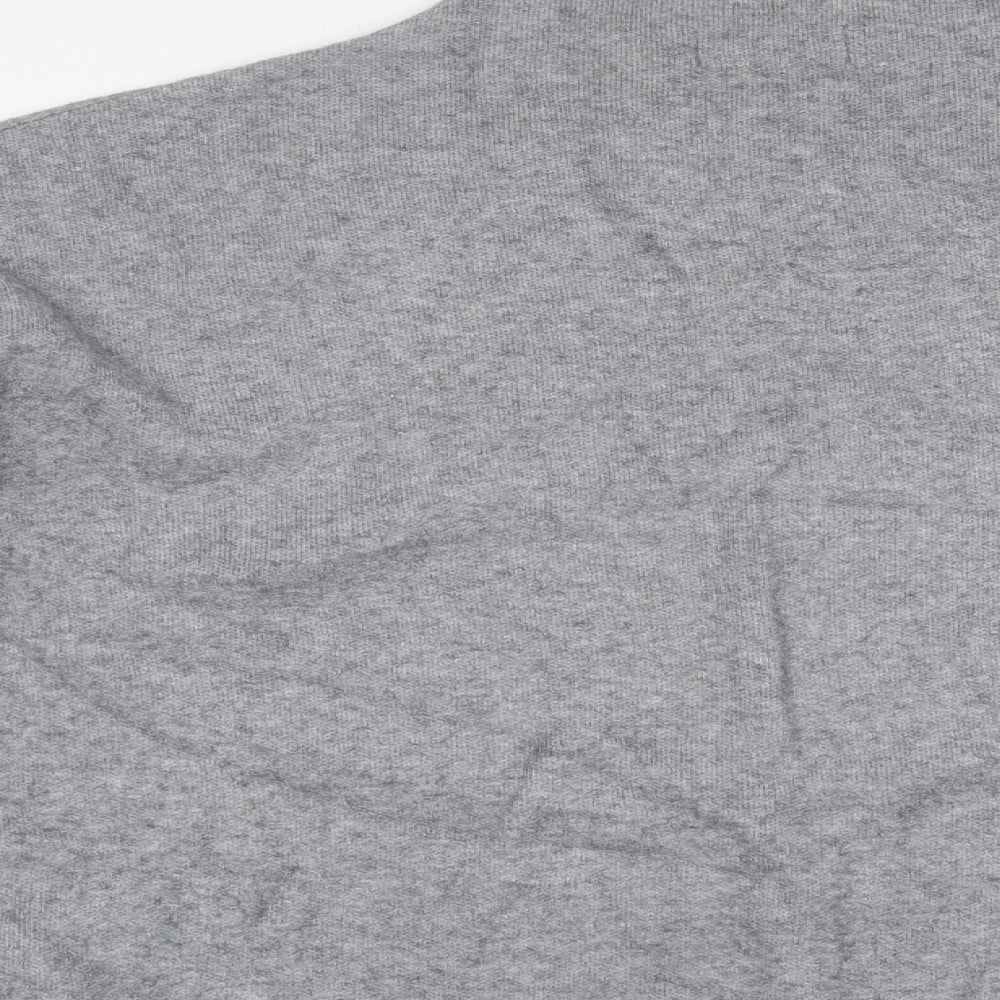 TU Womens Grey Round Neck Polyester Pullover Jumper Size 14