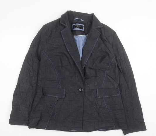 Womens UK Size 16 BHS Grey Jacket