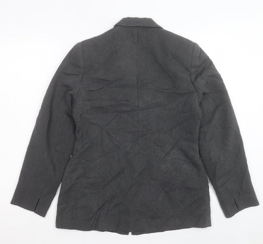 George Womens Grey Jacket Blazer Size 10 Button
