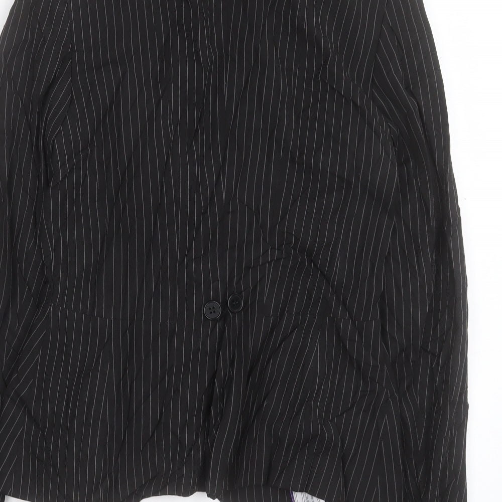 Womens UK Size 10 Oasis Black Jacket