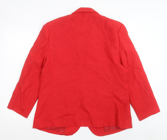 Womens UK Size 2 Littlewoods Red Jacket