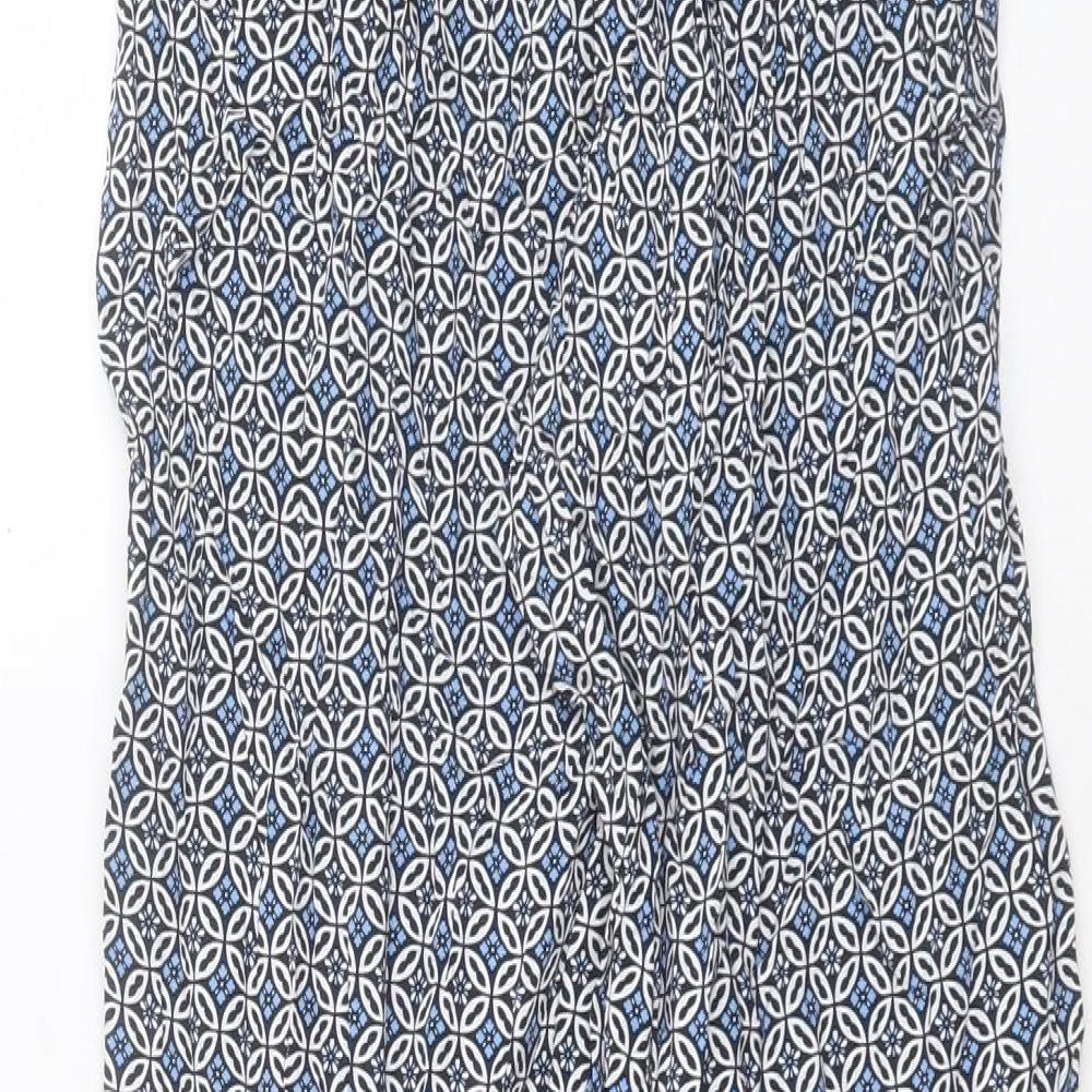 Womens UK Size 8 Marks and Spencer Regular Fit Blue Trousers
