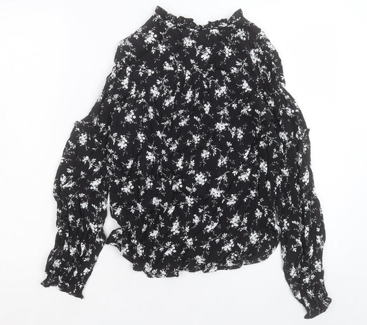 Womens UK Size 6 Per Una Black Basic Blouse