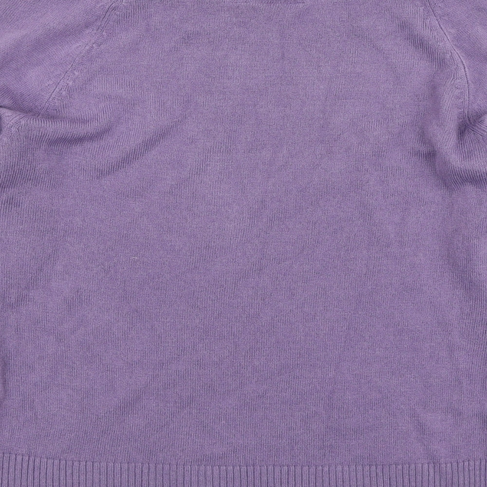 Womens UK Size 12 Editions Purple Pullover Jumper