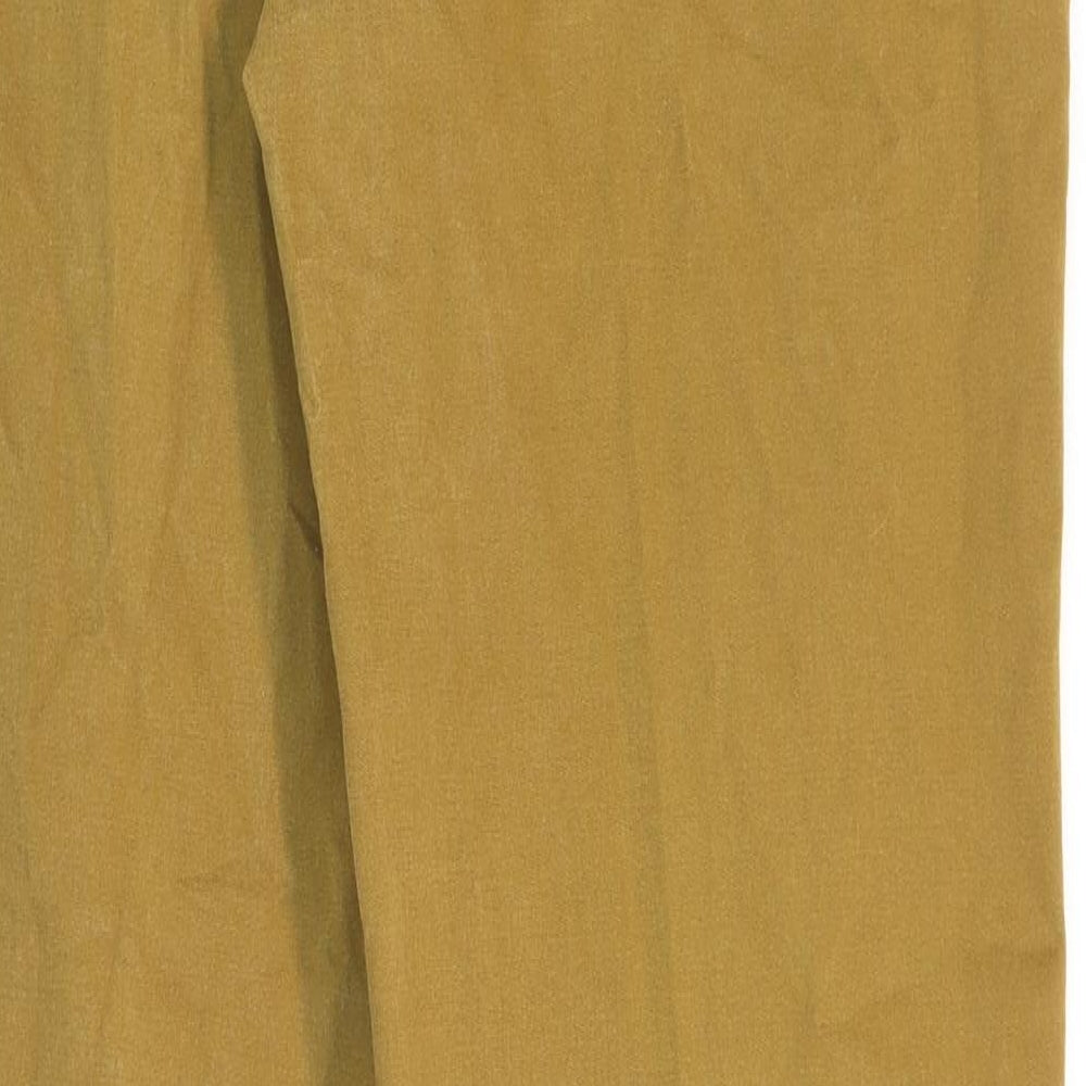 Womens UK Size 34 in John Lewis Regular Fit Dress Pants Brown Trousers