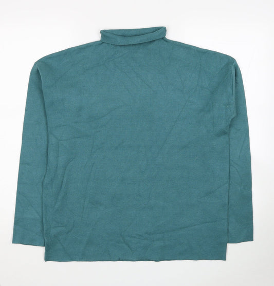 Womens UK Size L Rachel Zoe Blue Pullover Jumper
