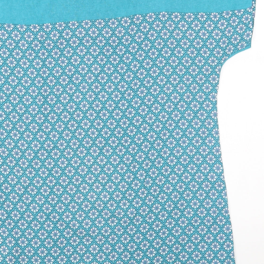 Womens UK Size 14 NEXT Blue Basic T-Shirt