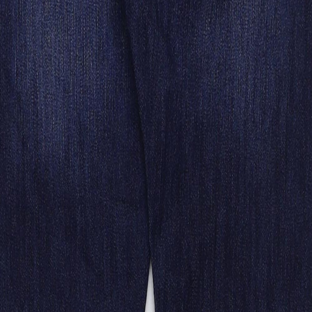 Incorporate Wear Mens Blue Cotton Skinny Jeans Size 28 in L30 in Regular Button