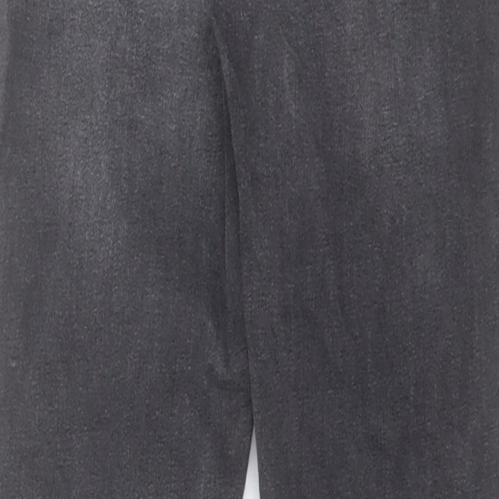 Topshop Womens Grey Cotton Skinny Jeans Size 26 in L30 in Regular Button