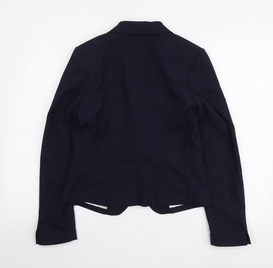 Womens UK Size M H&M Regular Blue Suit Jacket