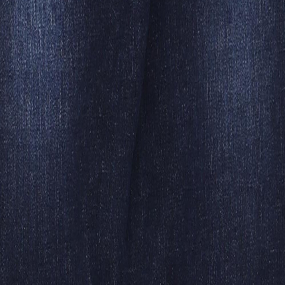 I SAW IT FIRST Womens Blue Cotton Skinny Jeans Size 30 in L30 in Regular Zip