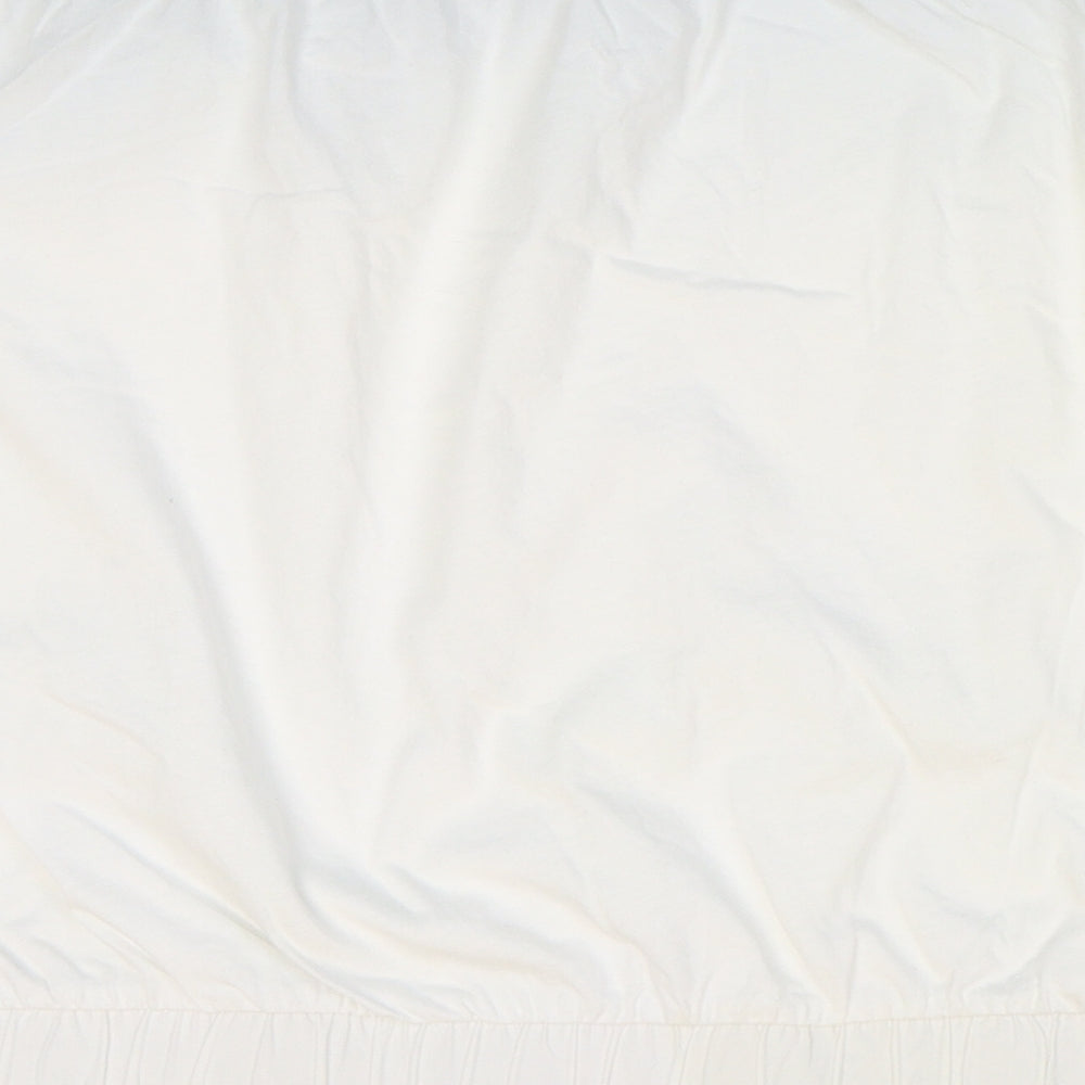 Womens UK Size 22 NEXT White Cropped Tank
