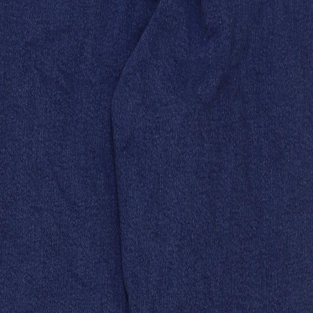 ASOS Womens Blue Cotton Mom Jeans Size 28 in L30 in Regular Button