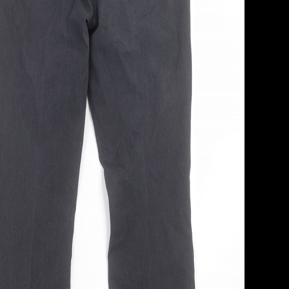 Maine Womens Black Cotton Straight Jeans Size 10 L26 in Regular Button