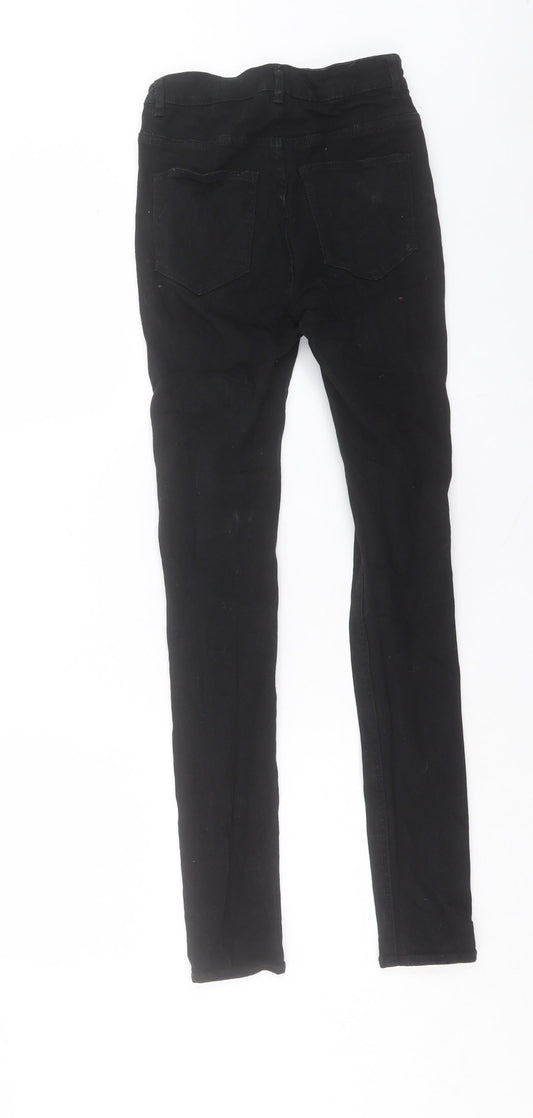 Womens UK Size 6 H&M Regular Fit Skinny Black Jeans