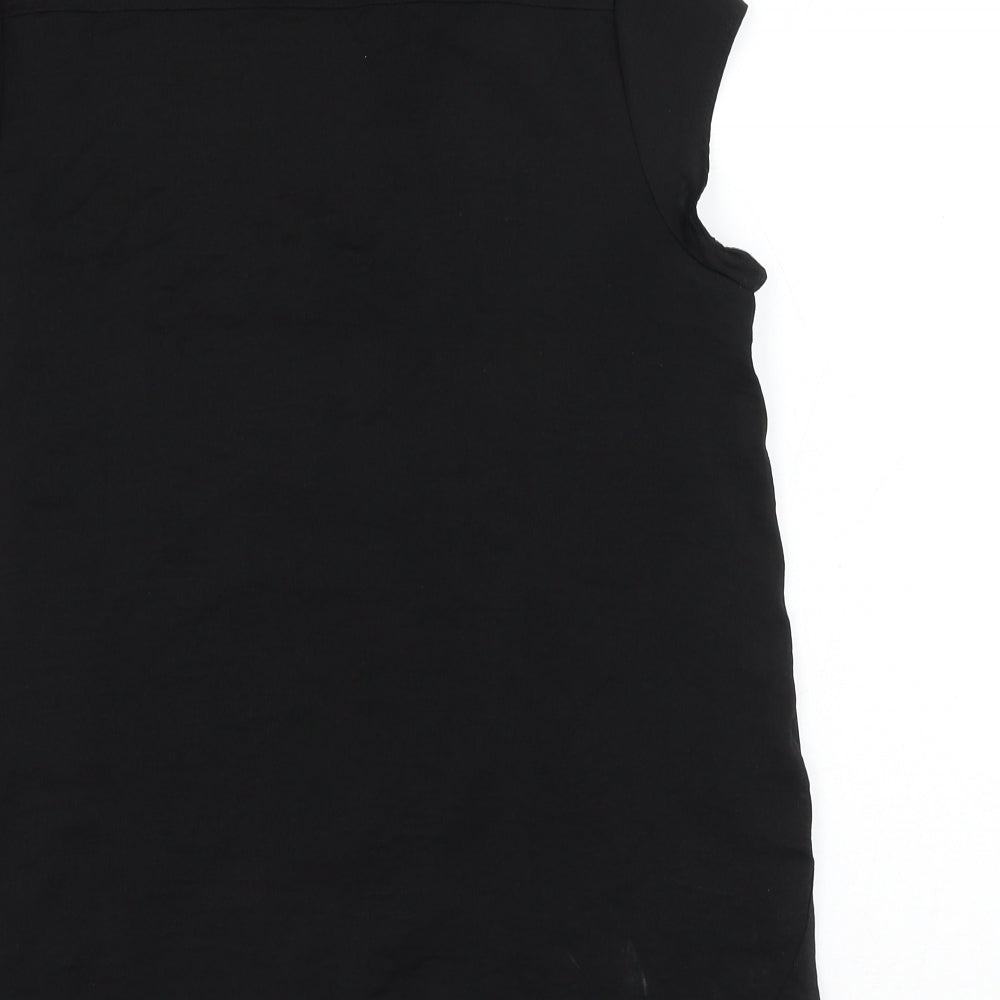 Womens UK Size 12 H&M Black Basic Blouse