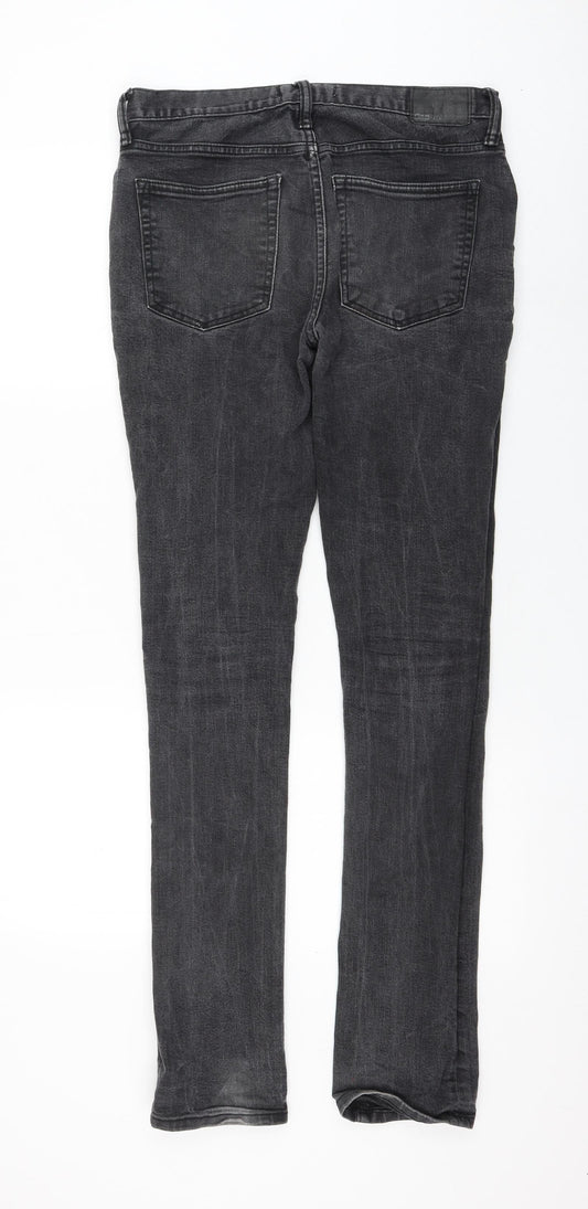 Gap Womens Grey Cotton Skinny Jeans Size 28 in L32 in Regular Zip