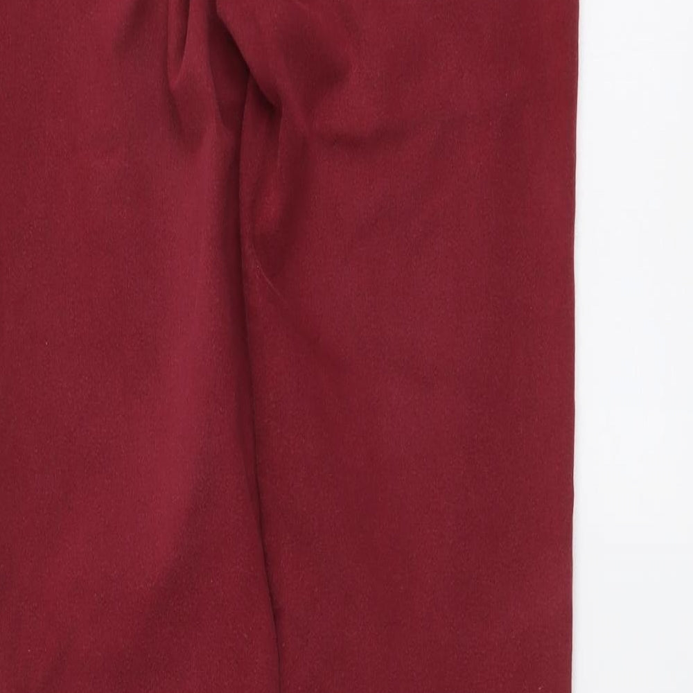 Denim & Co. Womens Red Cotton Skinny Jeans Size 10 L30 in Regular Button