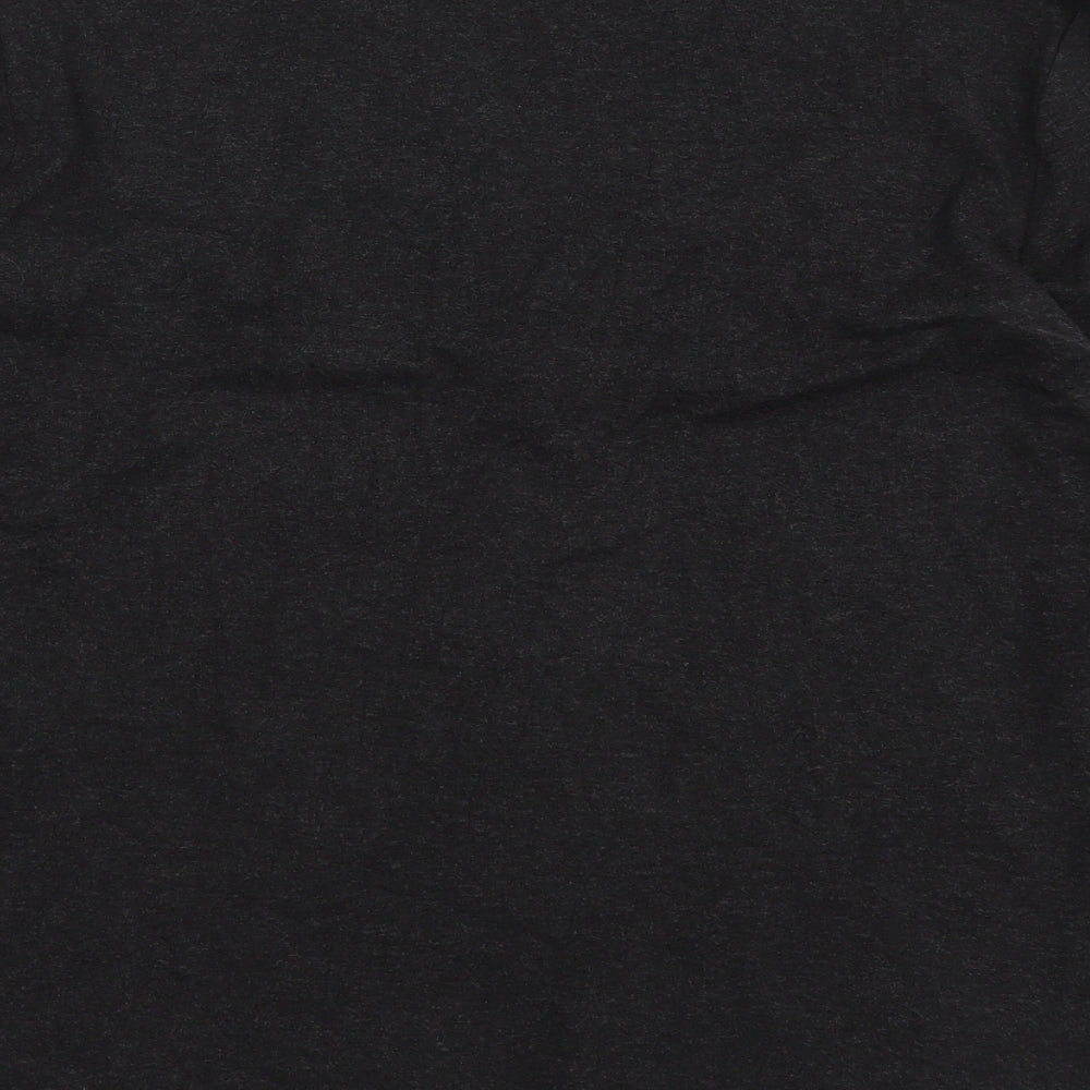 CC Womens Brown Viscose Basic Blouse Size M V-Neck