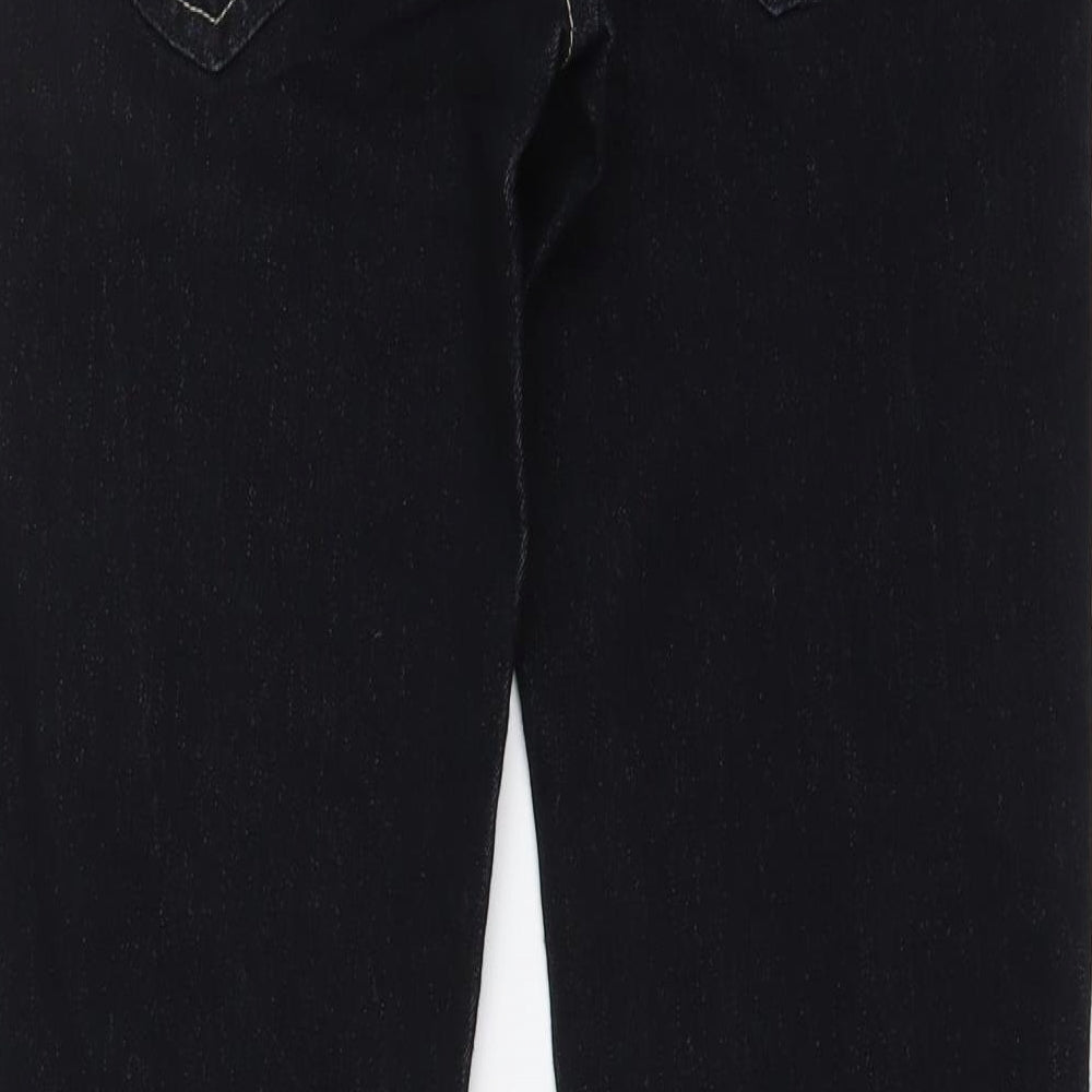 Kakasso Womens Blue Cotton Skinny Jeans Size 26 in L28 in Regular Button