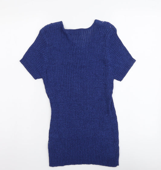 Womens UK Size L Saloos Blue Pullover Jumper