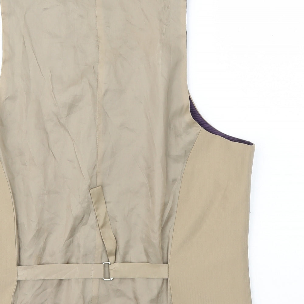 Mens UK Size XL Pierre Remon Regular Beige Suit Jacket