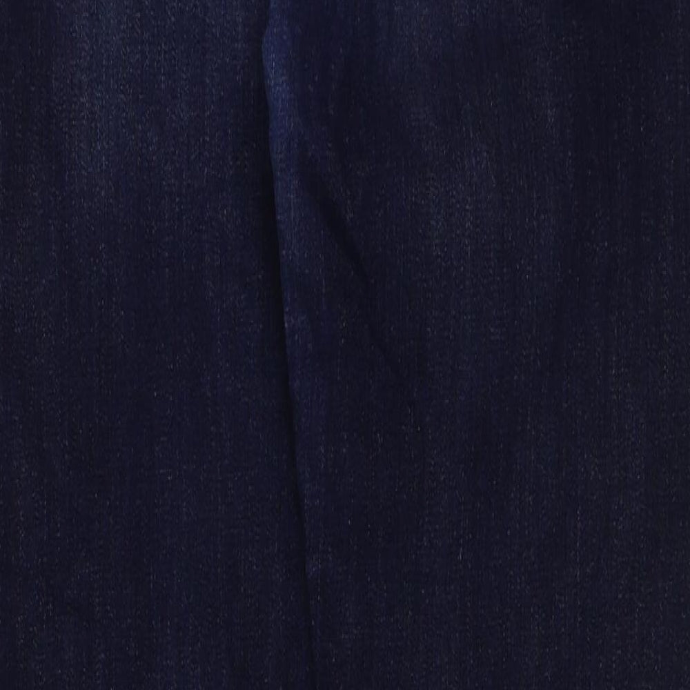 Express Womens Blue Cotton Skinny Jeans Size 8 L30 in Regular Button