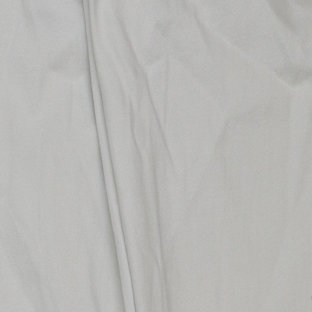 Uniqlo Womens White Cotton Straight Jeans Size 29 in L34 in Regular Buckle