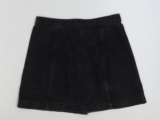 Womens UK Size 28 in Topshop A-Line Denim Skirt