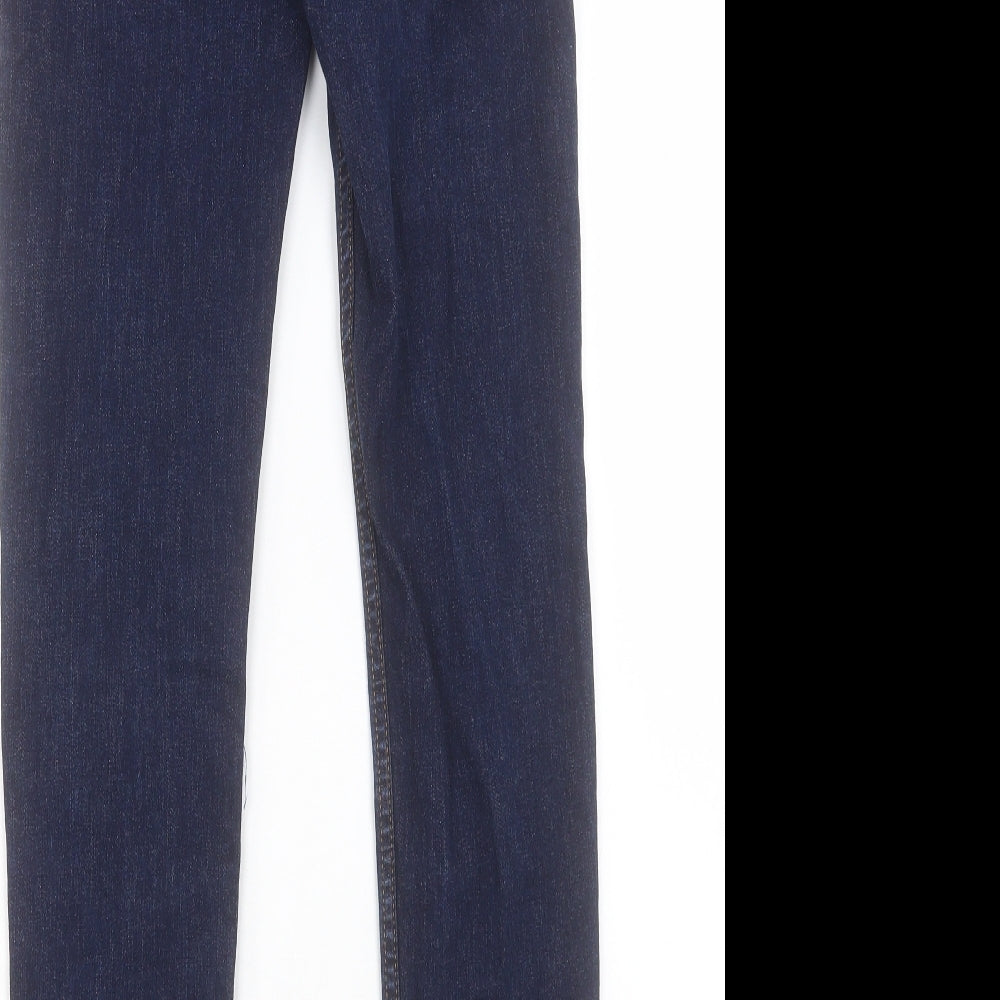 Denim & Co. Mens Blue Cotton Skinny Jeans Size 28 in L32 in Regular Button