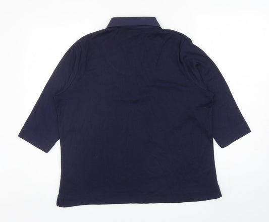 Womens UK Size 14 Tigi Blue Pullover Jumper